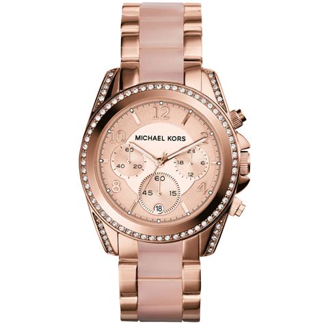 michael kors watch gold rose